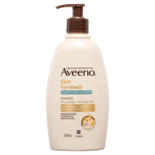 Aveeno Skin Renewal Smoothing Fragrance Free Body Lotion 354ml