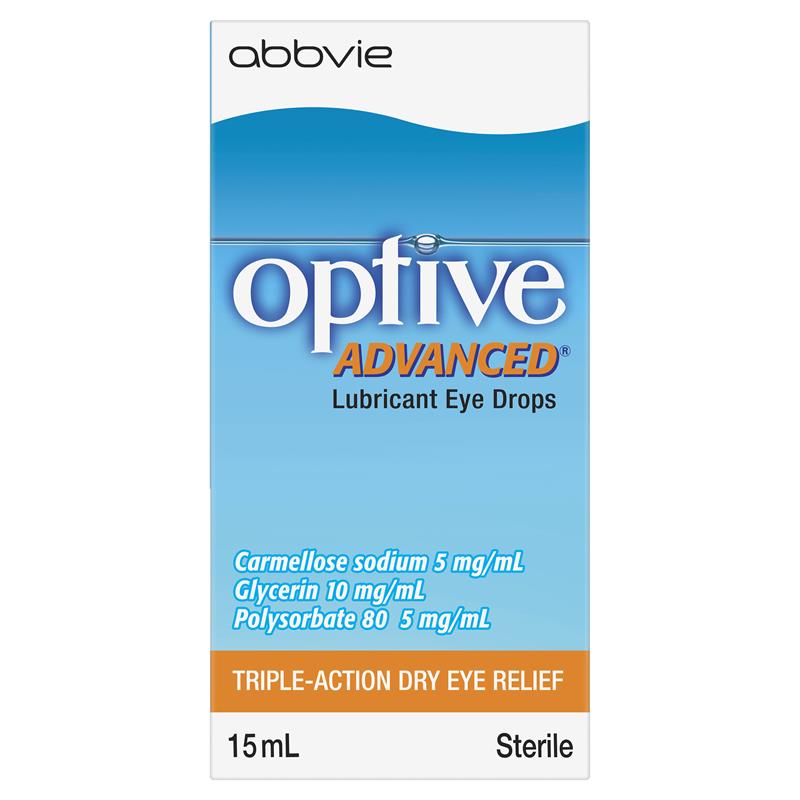 Load image into Gallery viewer, Optive Advanced Lubricant Eye Drops 15ml
