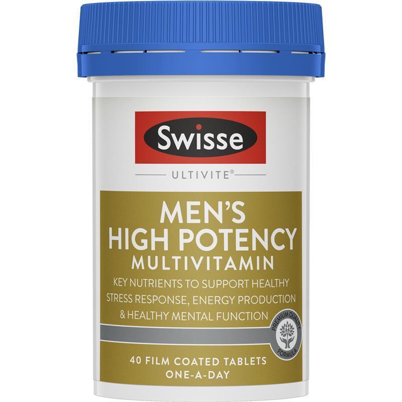 Load image into Gallery viewer, Swisse Men's Ultivite Power Multivitamin 40 Tablets
