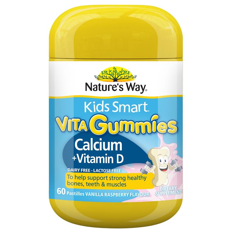 Load image into Gallery viewer, Nature's Way Kids Smart Vita Gummies Calcium + Vit D 60 Pastilles
