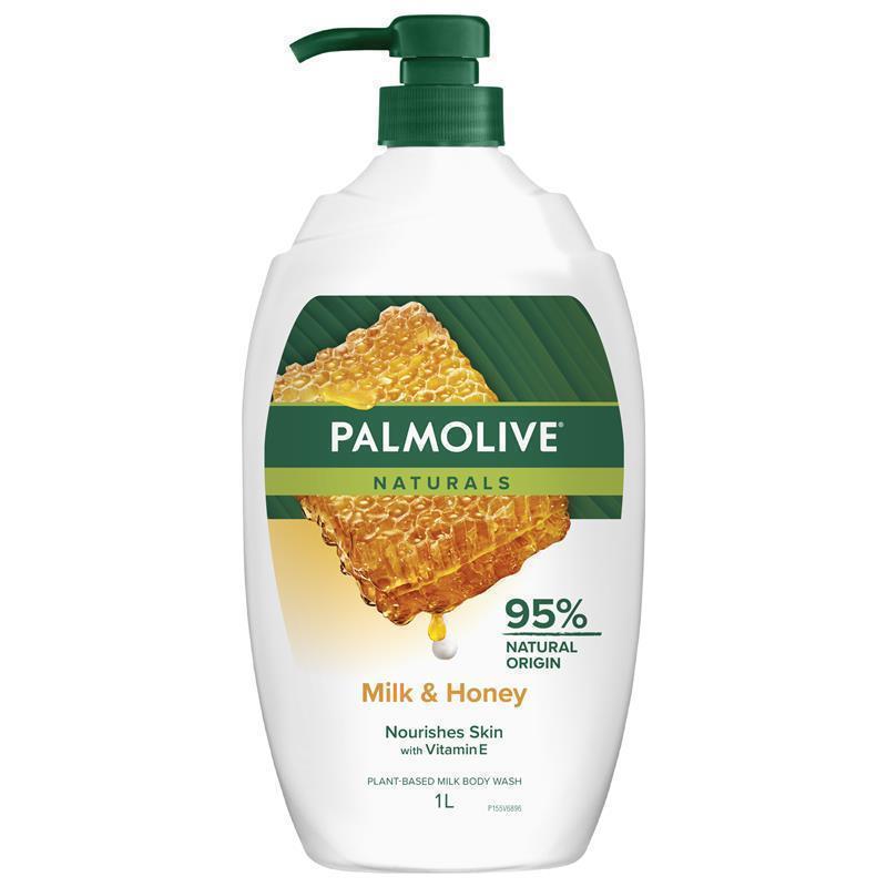 Load image into Gallery viewer, Palmolive Naturals Body Wash Milk &amp; Honey 1L
