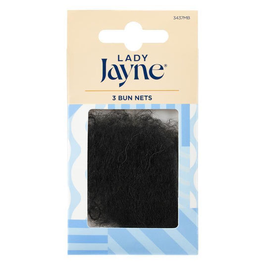 Lady Jayne Bun Nets, Mid Brown, Pk3