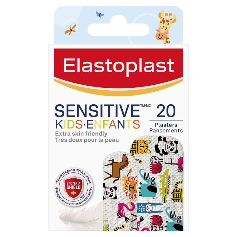 Load image into Gallery viewer, Elastoplast Sensitive Kids Animals 20 Pack
