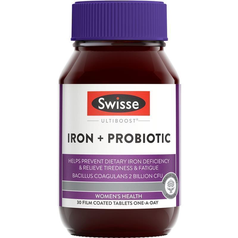 Load image into Gallery viewer, Swisse Iron + Probiotic 30 Tablets
