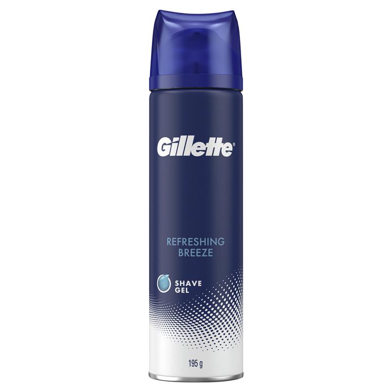 Load image into Gallery viewer, Gillette Shave Gel Refreshing Breeze 195g
