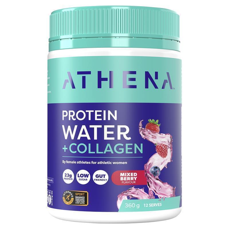 Load image into Gallery viewer, Athena Protein Water + Collagen Berry 360g
