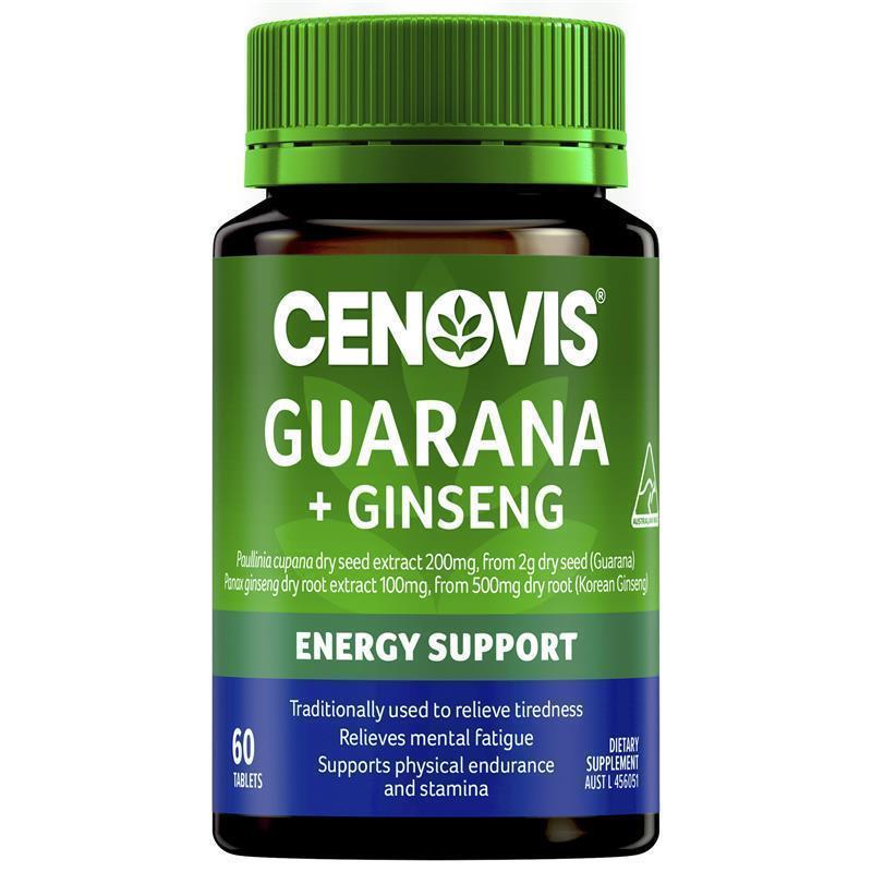 Load image into Gallery viewer, Cenovis Guarana + Ginseng 60 Tablets
