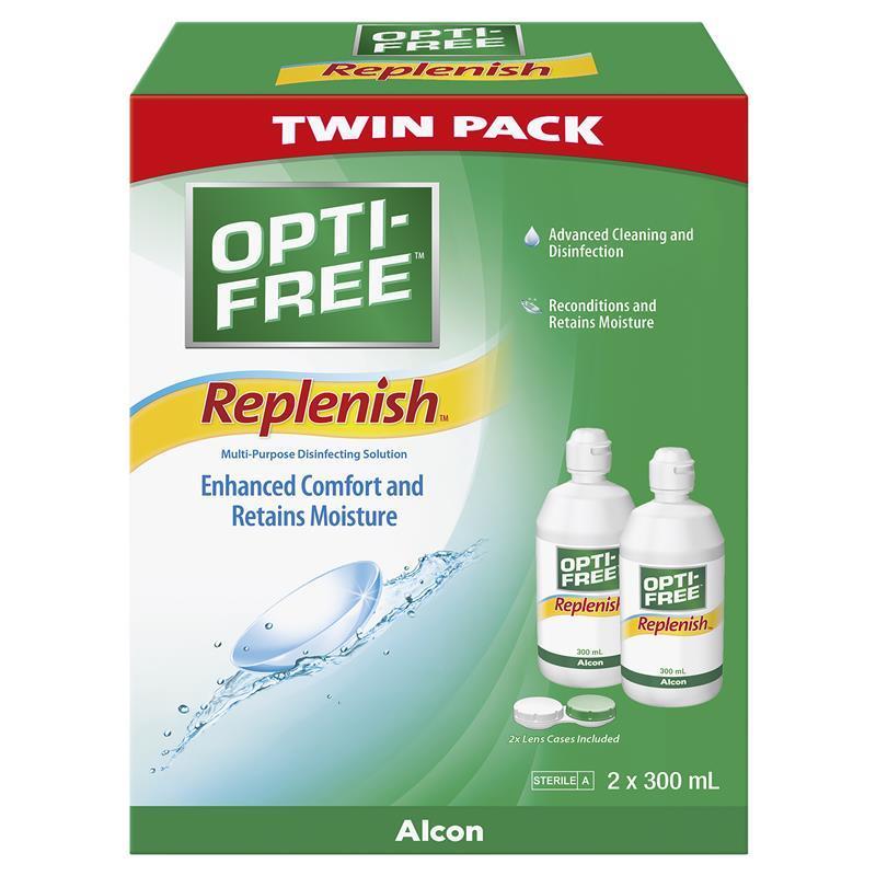 Load image into Gallery viewer, Opti Free Replenish Twin Pack 2 x 300mL
