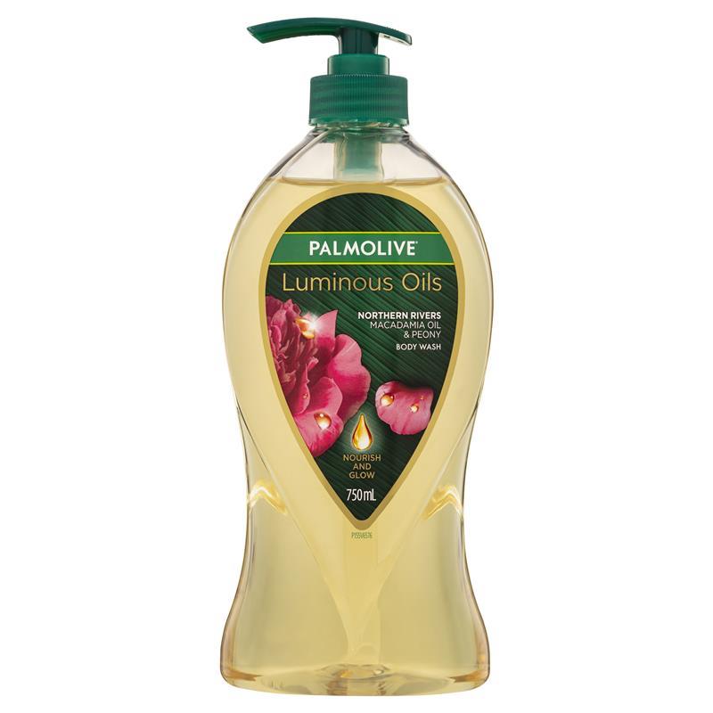 Load image into Gallery viewer, Palmolive Luminous Oils Body Wash Macadamia Oil &amp; Peony 750ml
