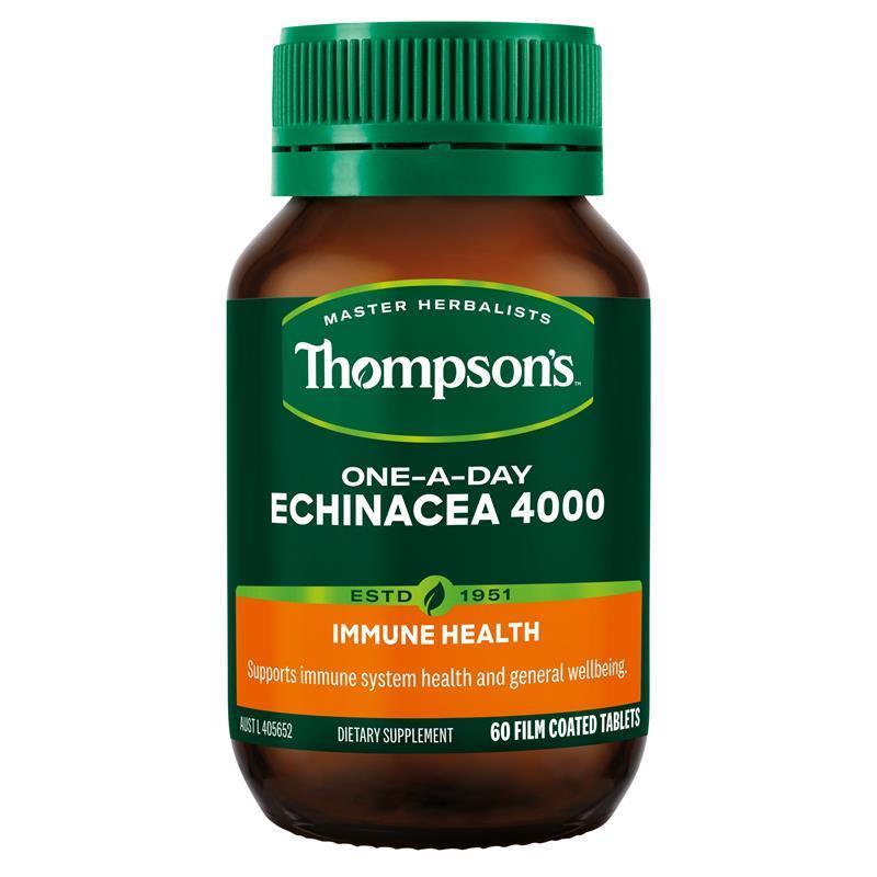 Load image into Gallery viewer, Thompson's One-A-Day Echinacea 4000mg 60 Tablets
