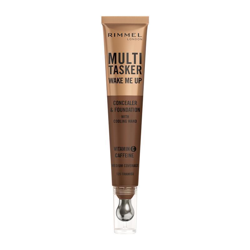Load image into Gallery viewer, Rimmel Multi Tasker Wake Me Up Concealer &amp; Foundation 120 Tiramisu
