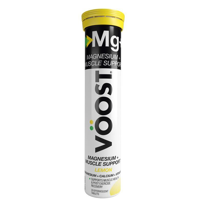 Load image into Gallery viewer, Voost Magnesium + Muscle Support Lemon Effervescent 20 Pack
