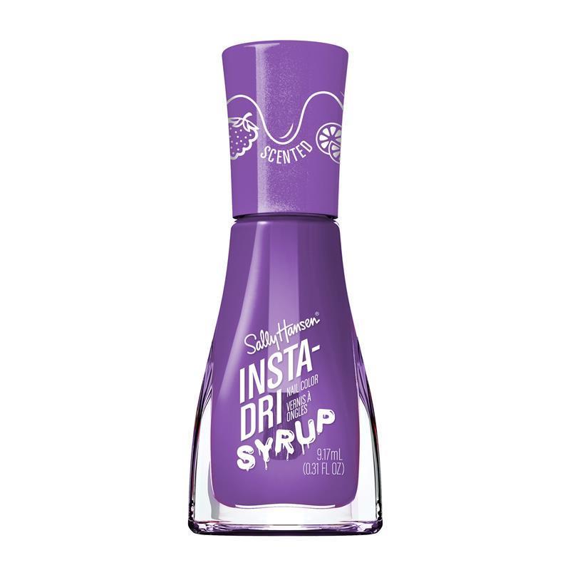 Load image into Gallery viewer, Sally Hansen Insta-Dri Scented Nail Polish Syrup Collection Grape Glaze 9.17ml Limited Edition
