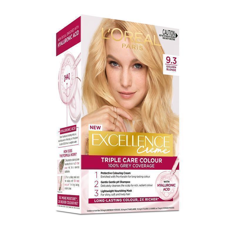 Load image into Gallery viewer, L'Oreal Excellence Creme 9.3 Light Golden Blonde Hair Colour
