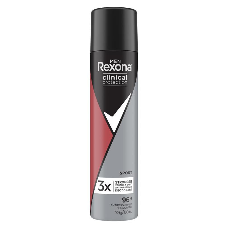 Load image into Gallery viewer, Rexona Men Clinical Protection Antiperspirant Aerosol Sport 180ml
