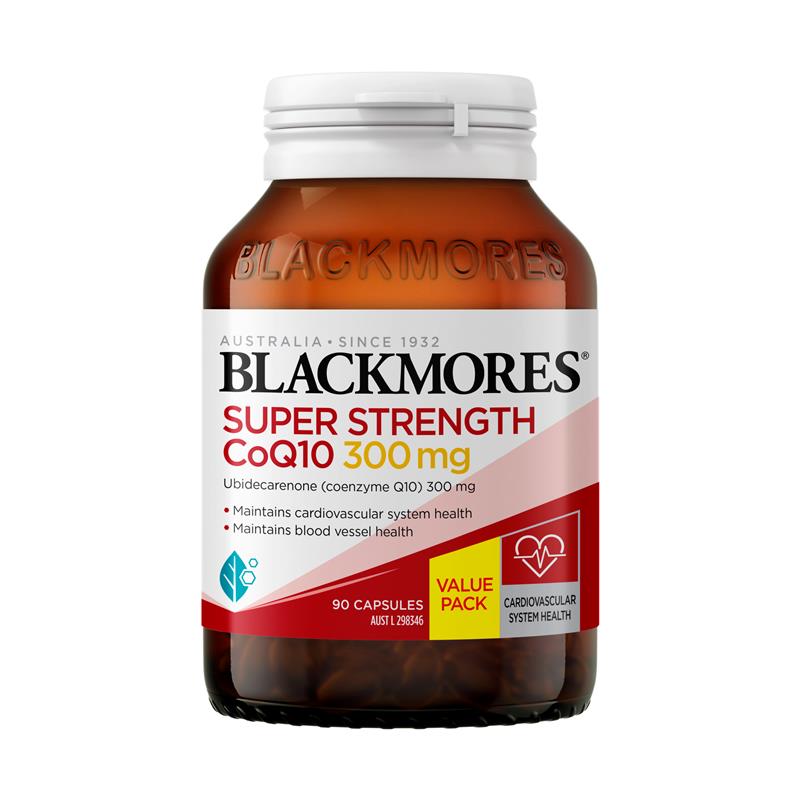 Load image into Gallery viewer, Blackmores Super Strength CoQ10 300mg 90 Capsules Exclusive Size
