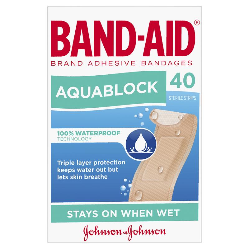 Load image into Gallery viewer, Band-Aid Aquablock Sterile Strips 40 Pack
