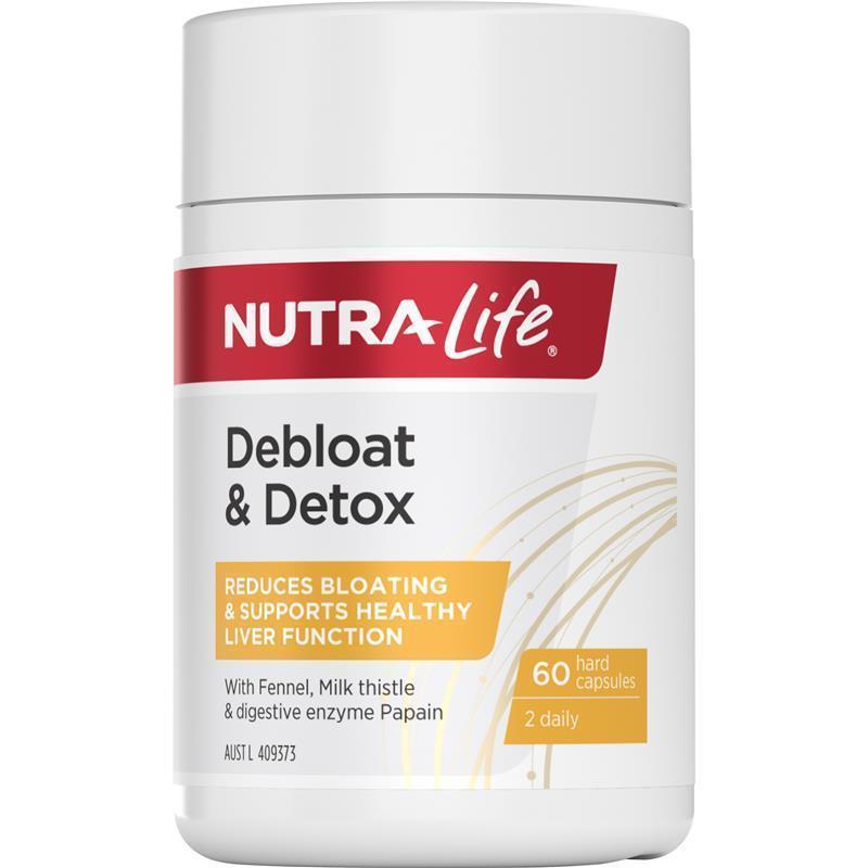 Load image into Gallery viewer, Nutra-Life Debloat &amp; Detox 60 Capsules
