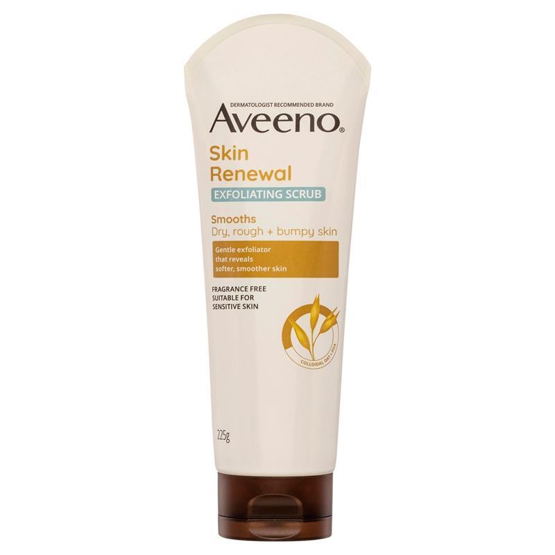 Load image into Gallery viewer, Aveeno Skin Renewal Exfoliating Body Scrub For Dry Skin 225g
