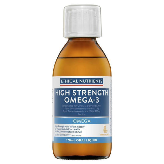 Ethical Nutrients High Strength Omega-3 Fruit Punch 170mL Liquid