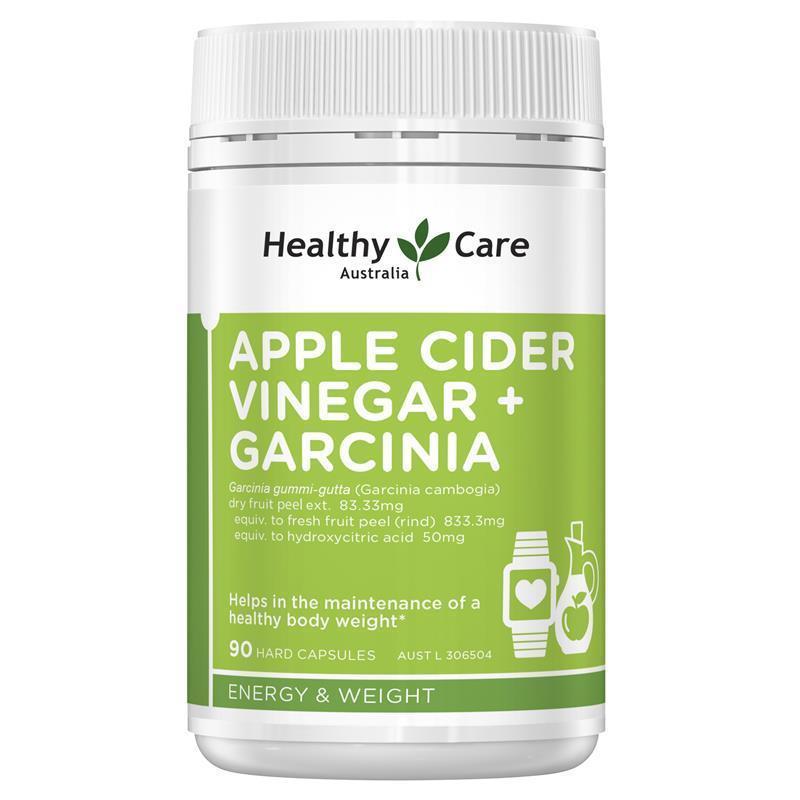 Load image into Gallery viewer, Healthy Care Apple Cider Vinegar + Garcinia 90 Capsules
