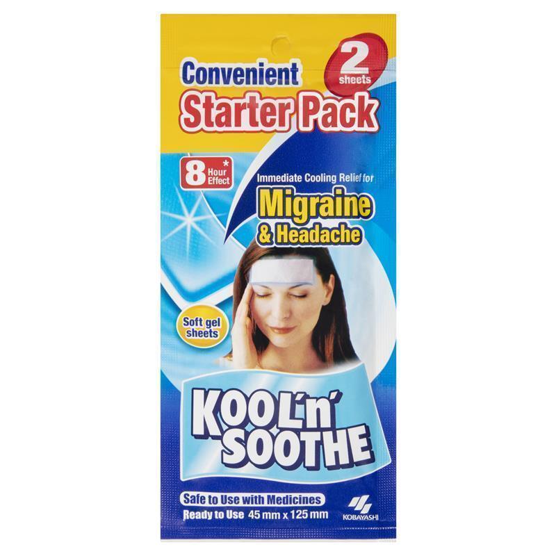 Load image into Gallery viewer, Kool n Soothe Migraine Relief 2 Sheets
