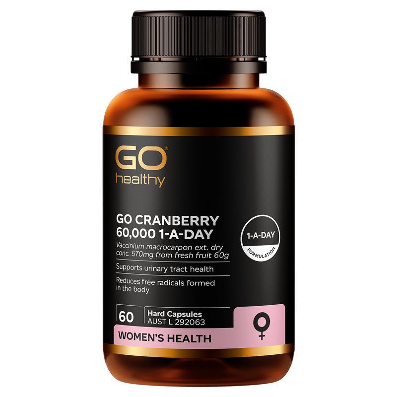 Load image into Gallery viewer, GO Healthy Cranberry 60000 60 Vege Capsules
