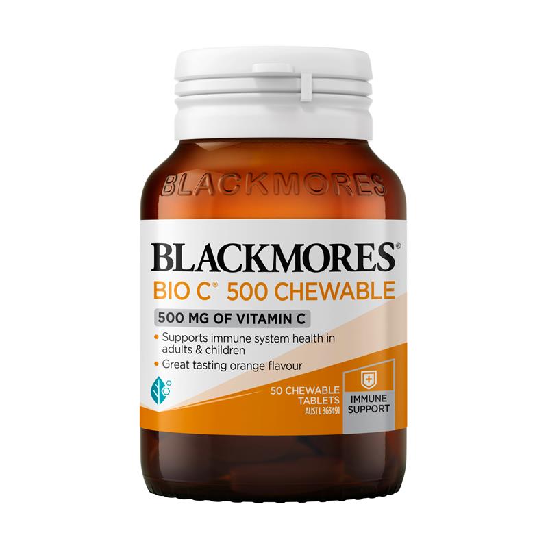 Load image into Gallery viewer, Blackmores Bio C 500mg 50 Chewable Tablets
