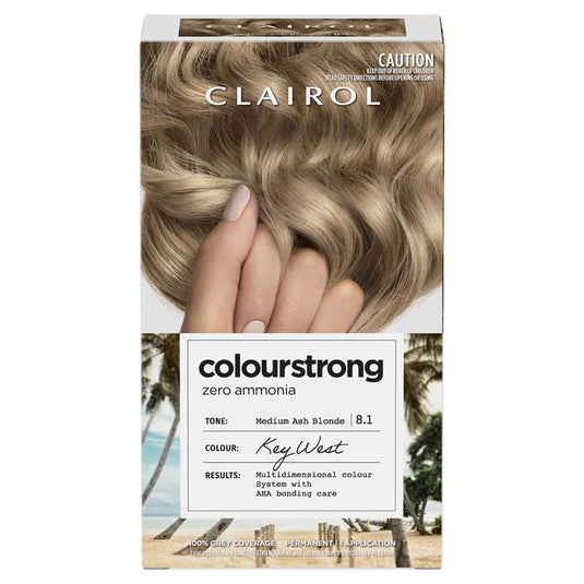 Clairol Colour Strong Kit 8.1 Medium Ash Blonde