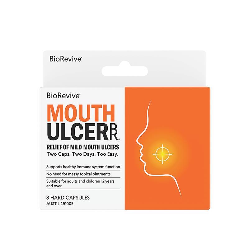 Load image into Gallery viewer, BioRevive MouthUlcer Mouth Ulcer Relief 8 Capsules
