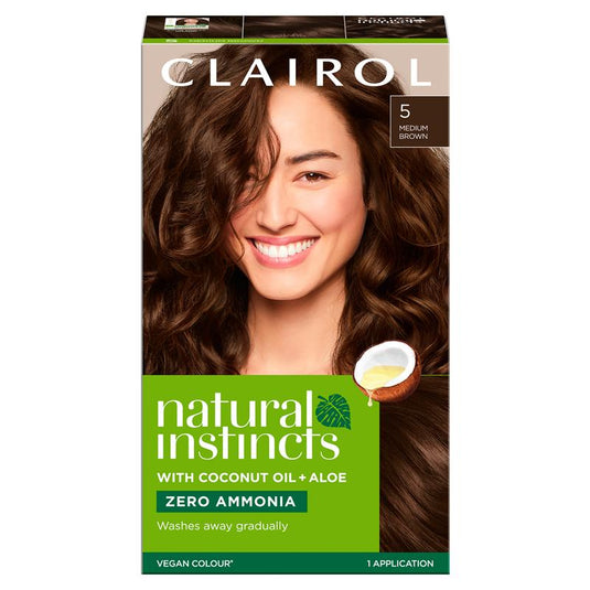 Natural Instincts 5 Hazelnut, Medium Brown Semi Permanent Hair Colour
