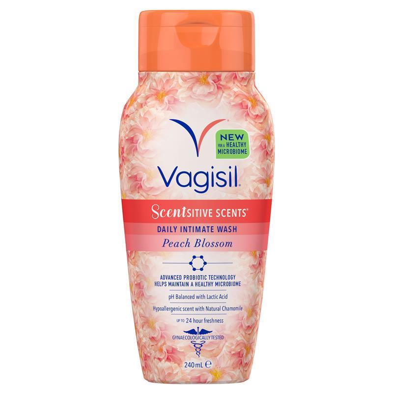 Load image into Gallery viewer, Vagisil Intimate Wash Peach Blossom 240ml
