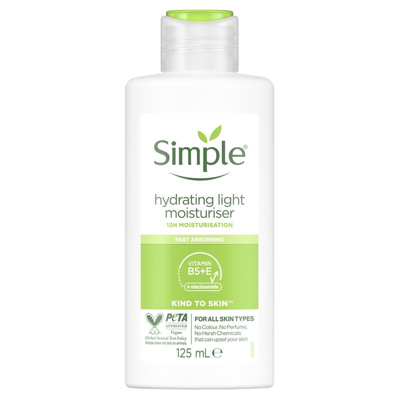 Load image into Gallery viewer, Simple Kind To Skin Light Moisturiser Hydrating 125ml

