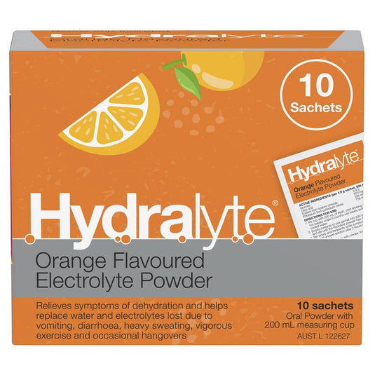 Hydralyte Powder Orange 5G X 10