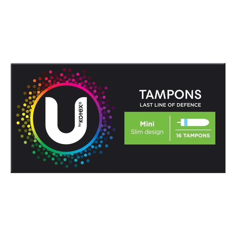 Load image into Gallery viewer, U by Kotex Slim Tampons Mini 16 Pack

