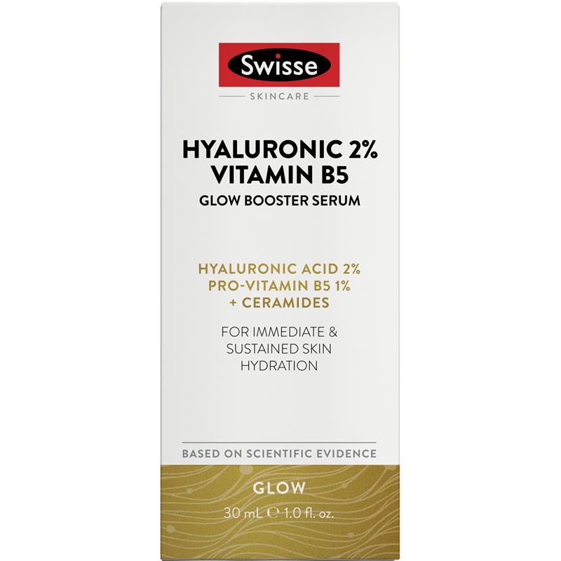 Load image into Gallery viewer, Swisse Beauty Hyaluronic 2% Vitamin B5 Glow Booster Serum 30ml
