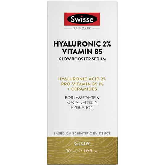 Swisse Beauty Hyaluronic 2% Vitamin B5 Glow Booster Serum 30ml