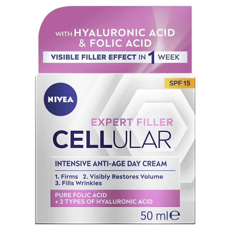Load image into Gallery viewer, NIVEA Cellular Expert Filler Intensive Anti-Age Day Cream SPF 15 50ml
