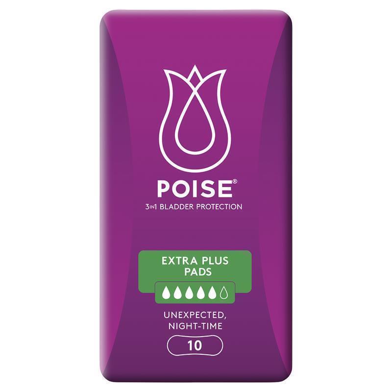 Load image into Gallery viewer, Poise Pads Extra Plus 10 Pack
