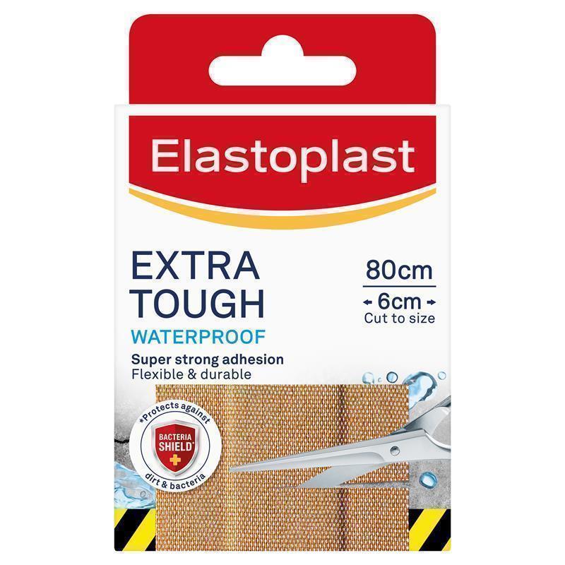 Load image into Gallery viewer, Elastoplast Extra Tough Waterproof Plasters Cut To Size 80cm x 6cm
