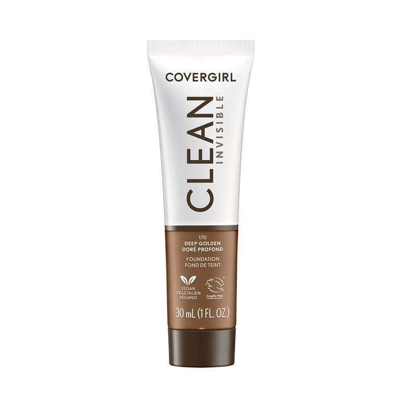 Load image into Gallery viewer, Covergirl Clean Invisible Foundation #170 Deep Golden
