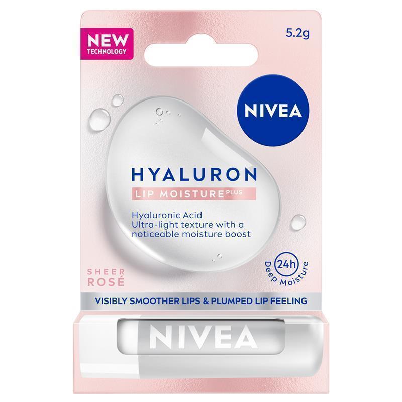 Load image into Gallery viewer, NIVEA Hyaluron Lip Moisture Balm Sheer Rose 5.2g
