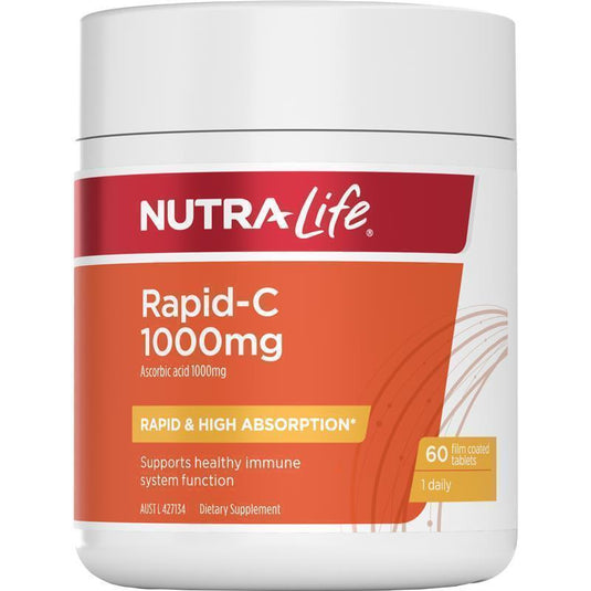 Nutra-Life Rapid-C 1000Mg 60 Tablets