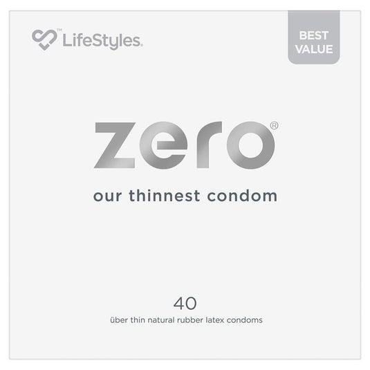 LifeStyles Zero Condoms 40 Pack