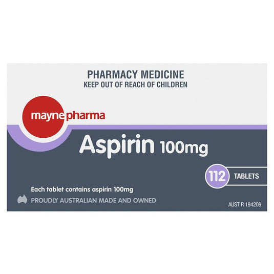 Mayne Aspirin 100mg 112 Tablets