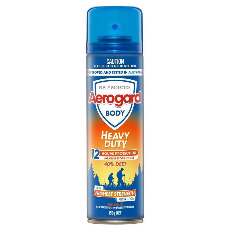 Load image into Gallery viewer, Aerogard Heavy Duty 40% Deet 150g Aerosol
