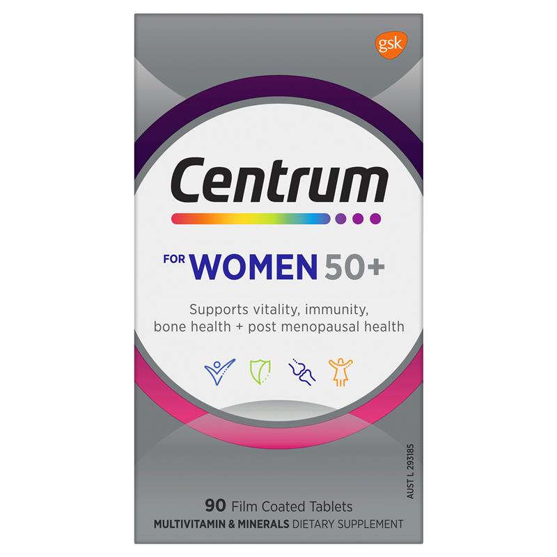 Load image into Gallery viewer, Centrum For Women 50+ 90 Tablets Exclusive Size
