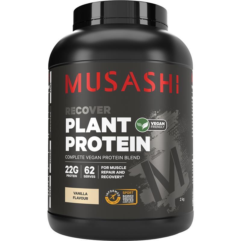 Load image into Gallery viewer, Musashi Plant Protein Vanilla 2kg
