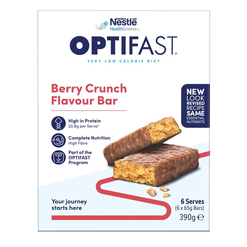 Load image into Gallery viewer, Optifast VLCD Bars Berry Crunch 6 X 65g
