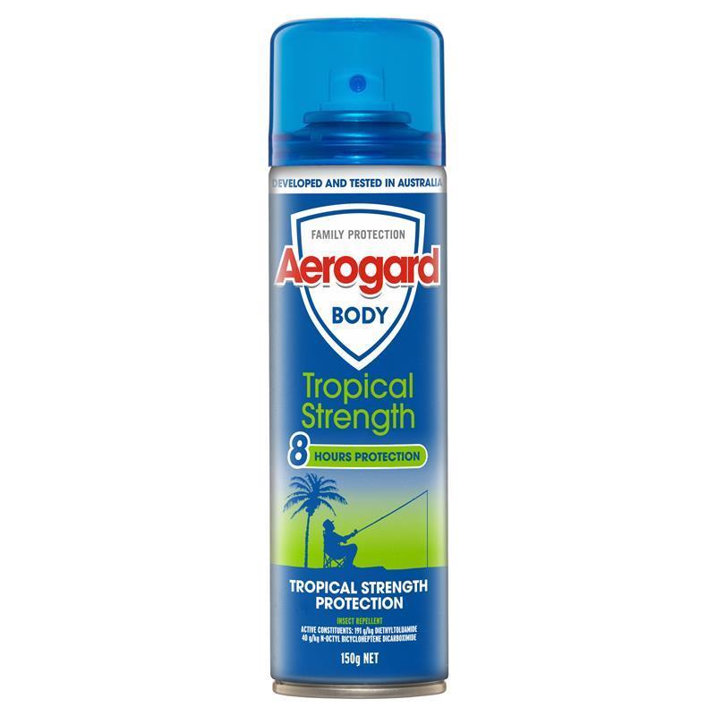 Load image into Gallery viewer, Aerogard Tropical Strength Insect Repellant 150g Aerosol
